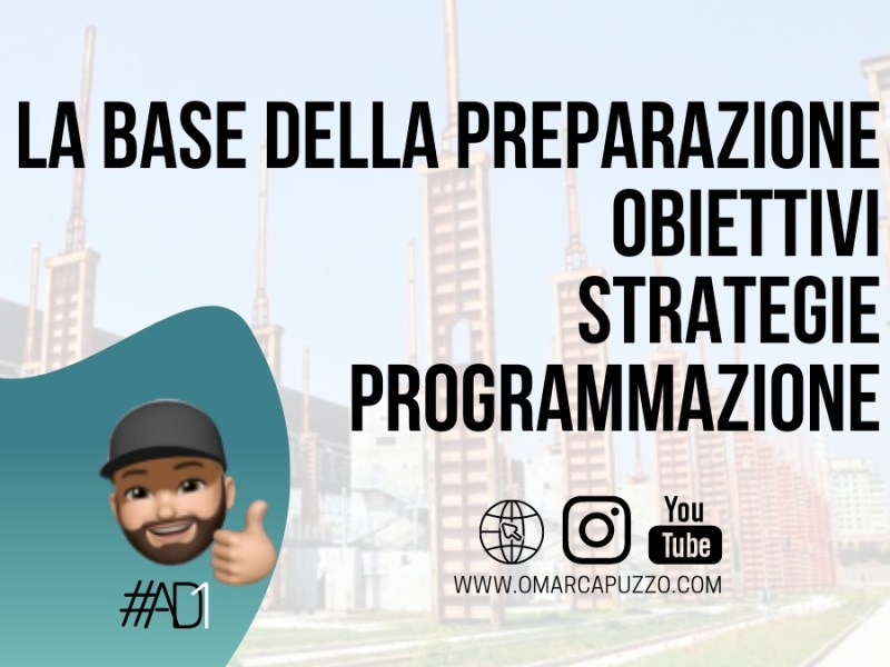 Chi è il preparatore e come scelgo le priorità da allenare:&nbsp;Precampionato.