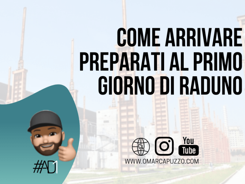 Il primo giorno: come arrivare preparati al raduno della&nbsp;squadra!