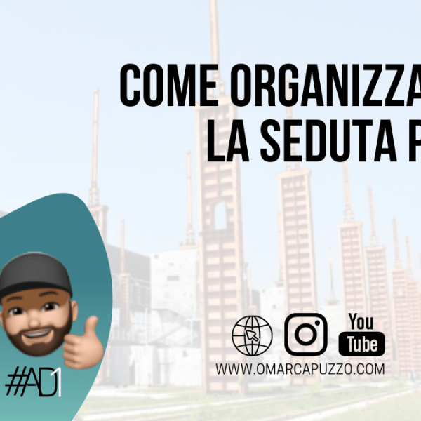 COME ORGANIZZO LA SEDUTA&nbsp;PESI